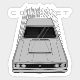 Dodge Coronet 1968 - silver Sticker